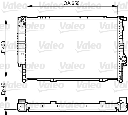 VALEO 732593 Radiatore, Raffreddamento motore-Radiatore, Raffreddamento motore-Ricambi Euro