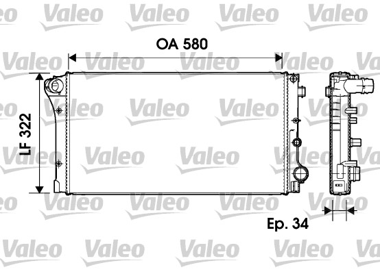 Radiator, engine cooling