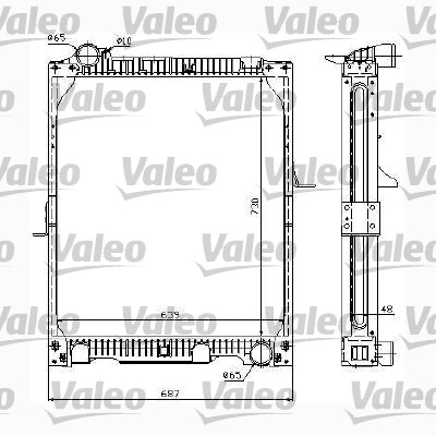 VALEO 732991 Radiatore,...