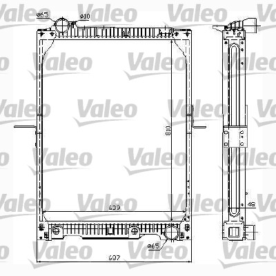 VALEO 732995 Radiatore, Raffreddamento motore