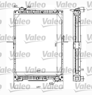 VALEO 732996 Radiatore,...