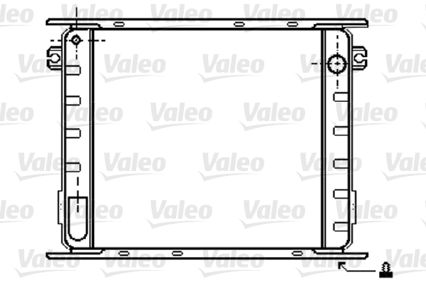 VALEO 733405 Radiatore,...