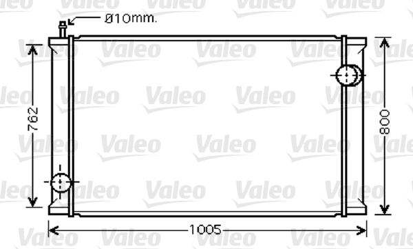 VALEO 733440 Radiatore, Raffreddamento motore-Radiatore, Raffreddamento motore-Ricambi Euro