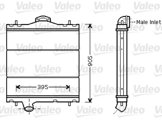 VALEO 733448 Radiatore,...