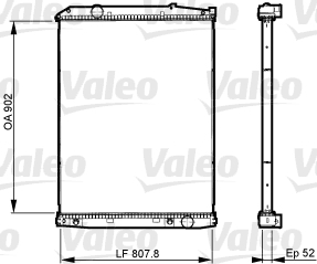 VALEO 733514 chladici mrizka