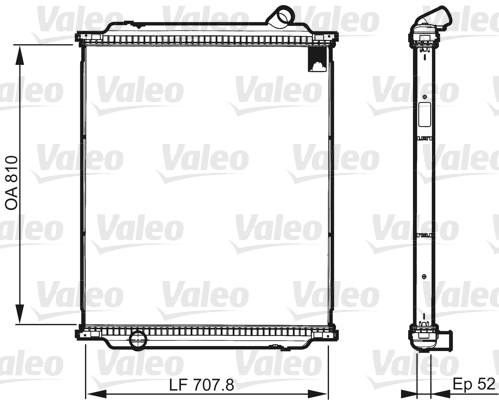 VALEO 733518 chladici mrizka