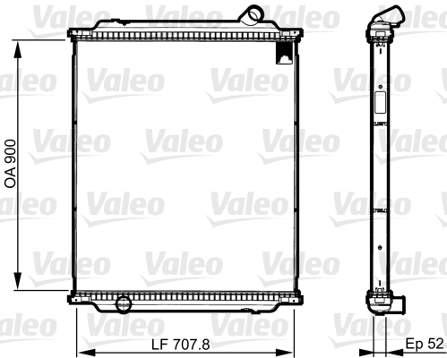 VALEO 733519 Radiatore, Raffreddamento motore