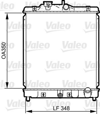 VALEO 734117 Radiatore, Raffreddamento motore-Radiatore, Raffreddamento motore-Ricambi Euro