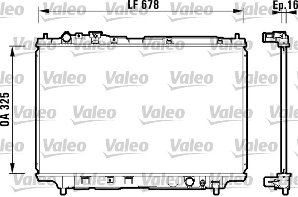 VALEO 734120 Radiatore,...