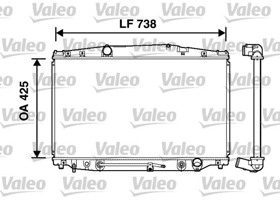 Radiator, engine cooling