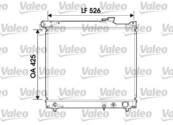 VALEO 734214 Radiatore, Raffreddamento motore-Radiatore, Raffreddamento motore-Ricambi Euro