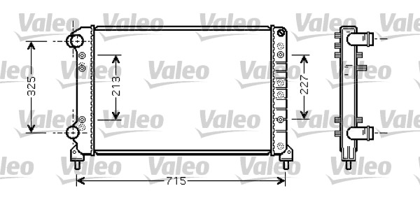 VALEO 734227 Radiatore,...