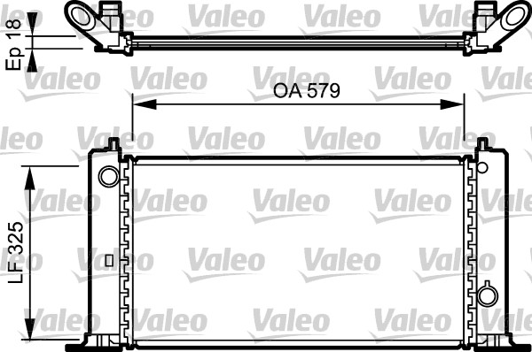 VALEO 734228 Radiatore,...