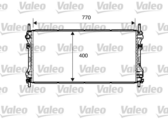 VALEO 734291 Radiatore,...