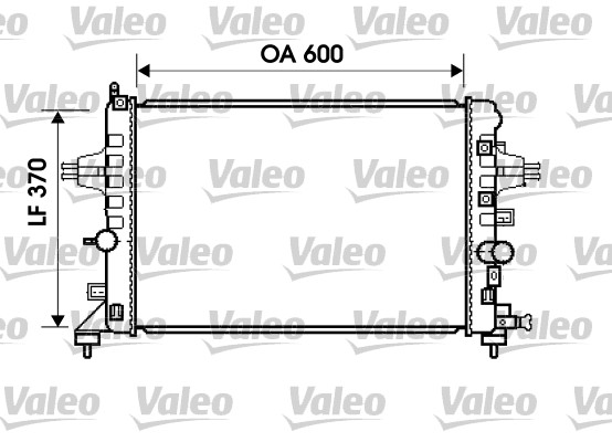 VALEO 734382 Radiatore,...