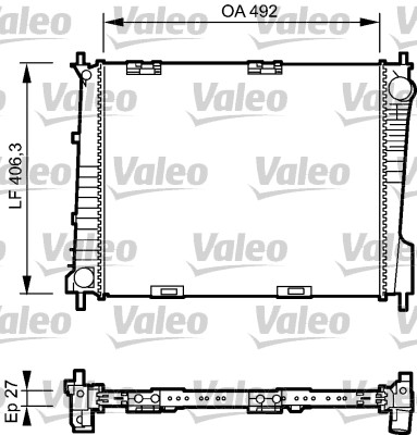 VALEO 734462 Radiatore,...