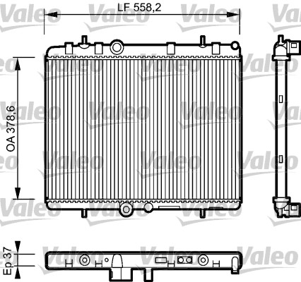 VALEO 734463 Radiatore,...