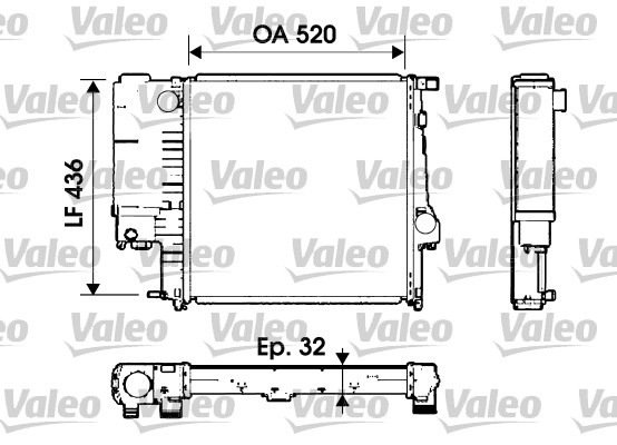 Radiator, engine cooling