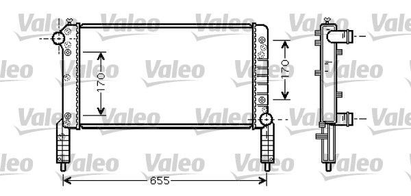 VALEO 734769 Radiatore,...