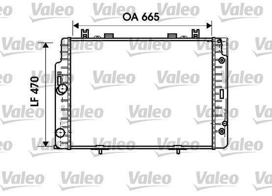 VALEO 734793 Radiatore,...