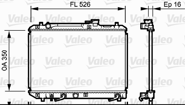 Radiator, engine cooling