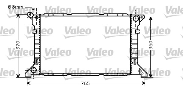 VALEO 734862 Radiatore, Raffreddamento motore-Radiatore, Raffreddamento motore-Ricambi Euro