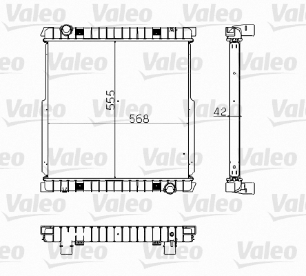 VALEO 734872 Radiatore, Raffreddamento motore-Radiatore, Raffreddamento motore-Ricambi Euro