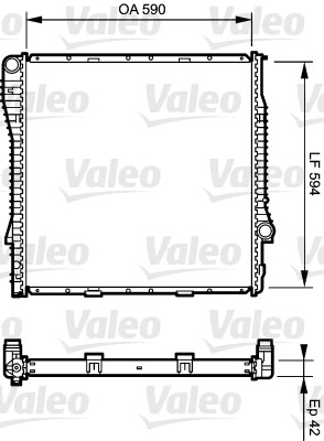 VALEO 734894 Radiatore, Raffreddamento motore-Radiatore, Raffreddamento motore-Ricambi Euro