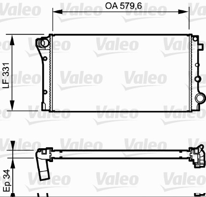 VALEO 734932 Radiatore, Raffreddamento motore-Radiatore, Raffreddamento motore-Ricambi Euro