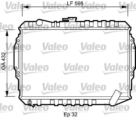 VALEO 735060 Radiatore, Raffreddamento motore-Radiatore, Raffreddamento motore-Ricambi Euro