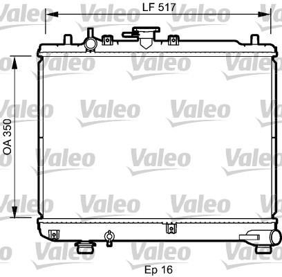 VALEO 735076 Radiatore,...