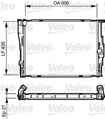 VALEO 735194 Radiatore, Raffreddamento motore-Radiatore, Raffreddamento motore-Ricambi Euro