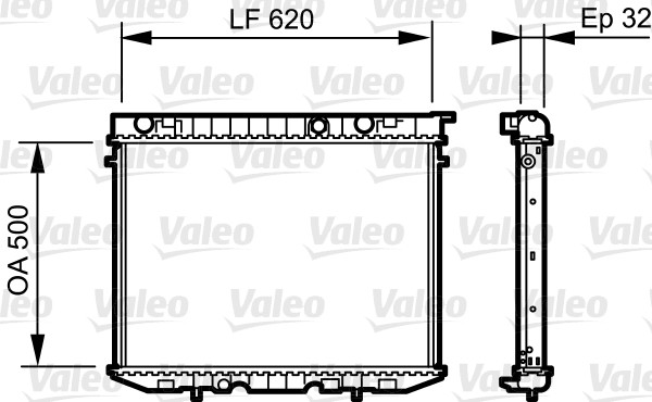 VALEO 735229 Radiatore,...