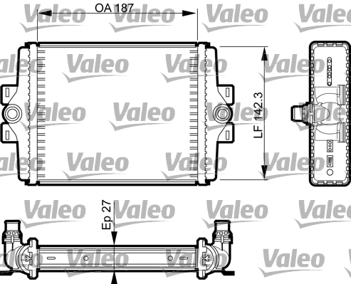 VALEO 735467 Radiatore, Raffreddamento motore-Radiatore, Raffreddamento motore-Ricambi Euro