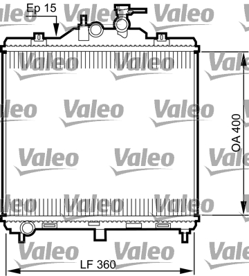 VALEO 735499 Radiatore, Raffreddamento motore-Radiatore, Raffreddamento motore-Ricambi Euro