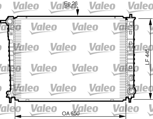 VALEO 735512 Radiatore,...