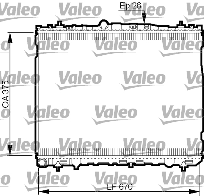 VALEO 735514 Radiatore, Raffreddamento motore-Radiatore, Raffreddamento motore-Ricambi Euro