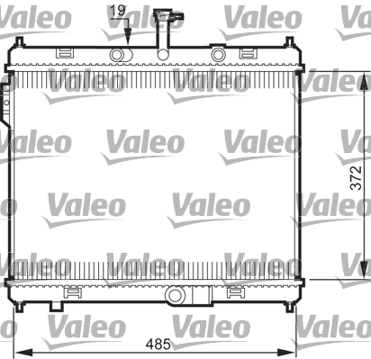 VALEO 735515 Radiatore, Raffreddamento motore