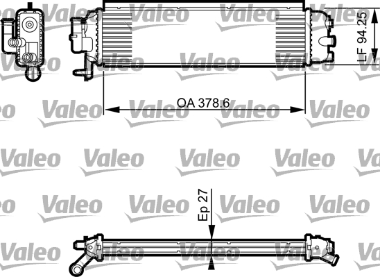 VALEO 735561 Radiatore, Raffreddamento motore-Radiatore, Raffreddamento motore-Ricambi Euro