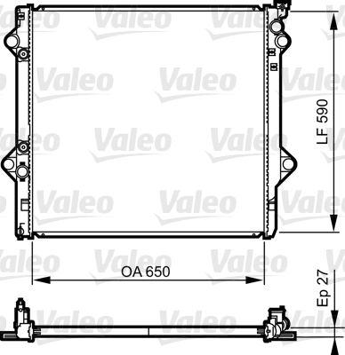 VALEO 735569 Radiatore,...