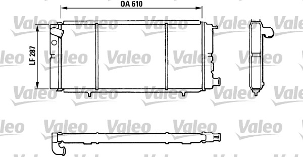 VALEO 810827 Radiatore, Raffreddamento motore-Radiatore, Raffreddamento motore-Ricambi Euro