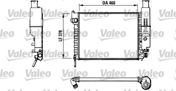 VALEO 810915 Radiatore, Raffreddamento motore