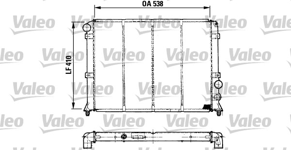 VALEO 810992 Radiatore,...