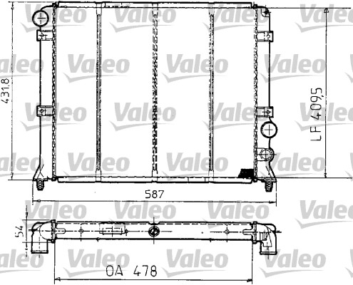 Radiator, engine cooling