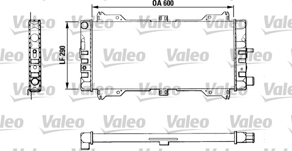 VALEO 811047 Radiatore, Raffreddamento motore