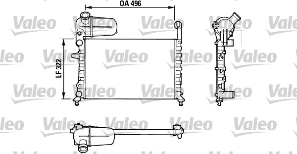 VALEO 811070 Radiatore,...