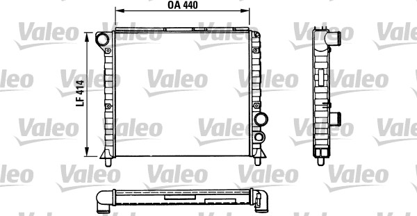 VALEO 811389 Radiatore, Raffreddamento motore