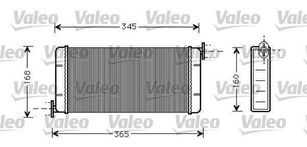 VALEO 812084 Scambiatore calore, Riscaldamento abitacolo-Scambiatore calore, Riscaldamento abitacolo-Ricambi Euro