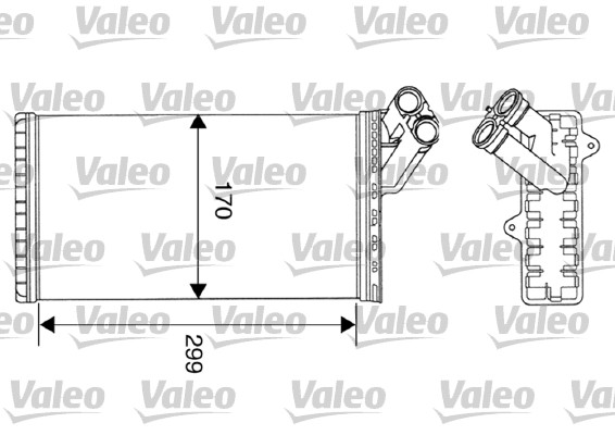 VALEO 812116 Scambiatore calore, Riscaldamento abitacolo