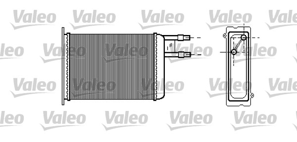 VALEO 812141 Scambiatore calore, Riscaldamento abitacolo-Scambiatore calore, Riscaldamento abitacolo-Ricambi Euro